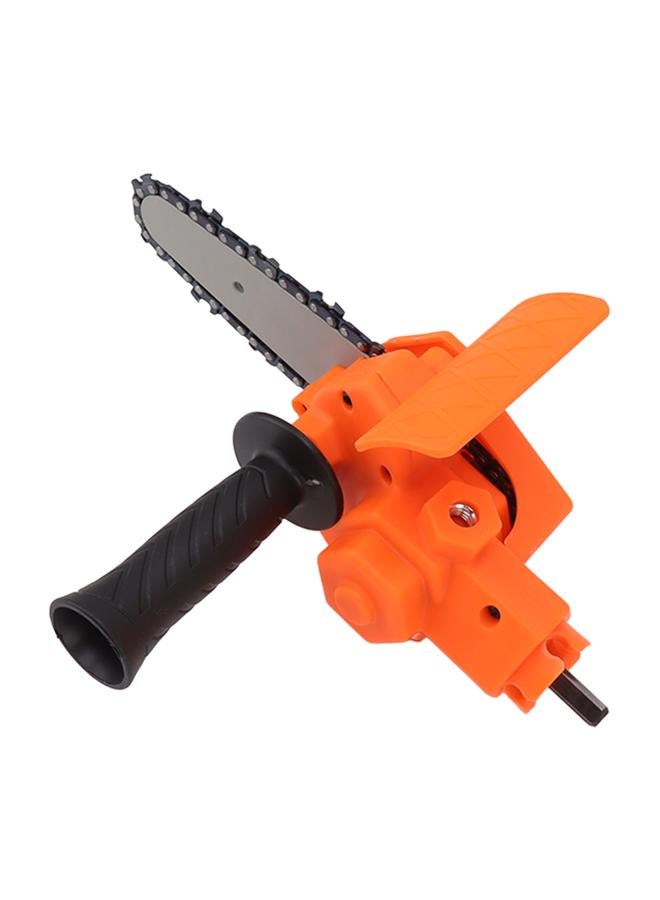 Thoraya Cordless Electric Saw Conversion Head Adapter Converting A Electric Drill Into Electric Chain Saw 4 Inch Orange  - Image 3
