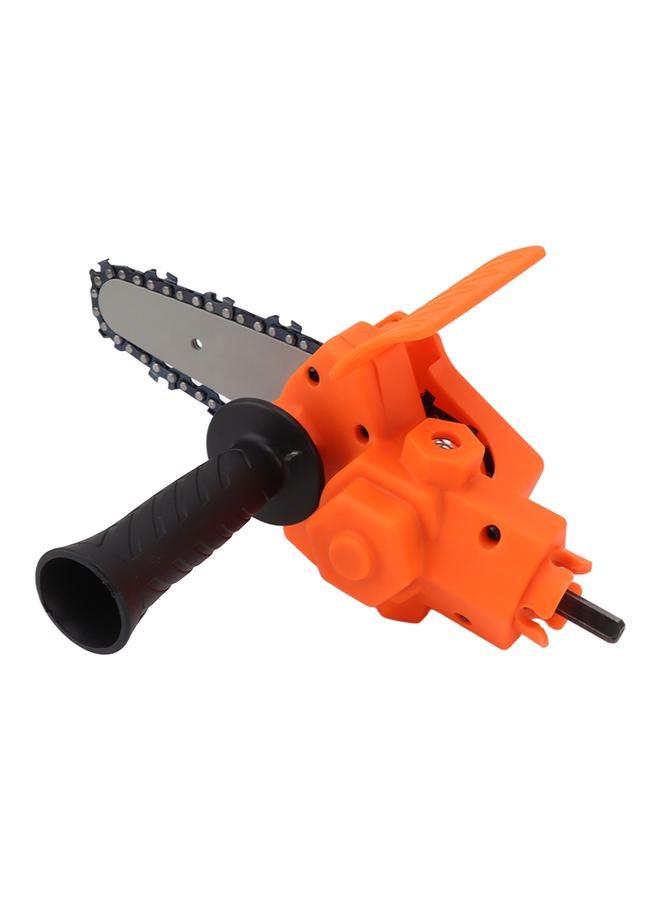 Thoraya Cordless Electric Saw Conversion Head Adapter Converting A Electric Drill Into Electric Chain Saw 4 Inch Orange  - Image 5