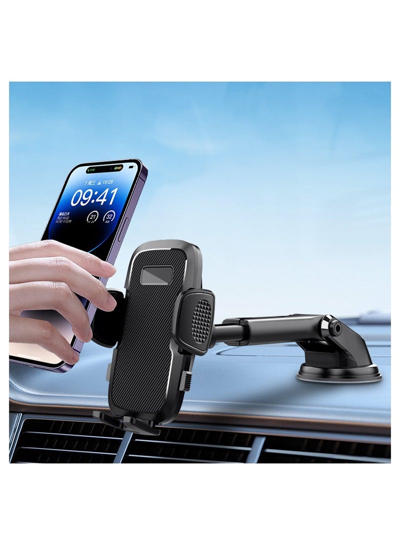 Car Phone Holder for Dashboard/Windshield Mobile Holder for Car with Suction Cup Car Mobile Holder Dashboard Car Mount for Mobile Compatible with iPhone 13/14/15 Pro Max Galaxy S22/S23 Ultra - Image 2