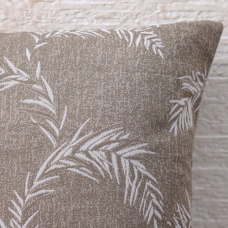 DANUBE HOME Woven Cushion 45X45Cm - Palmway Neutrals, Multicolour, Understated Woven Patio Cushion, 100% Olefin Fabric, For Outdoor Chairs And Sofa Arrangements - Image 4