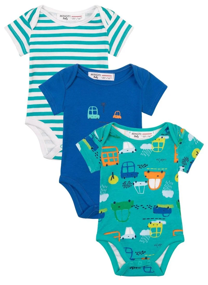 مينوتي Baby Three Pack Set Of Bodysuits