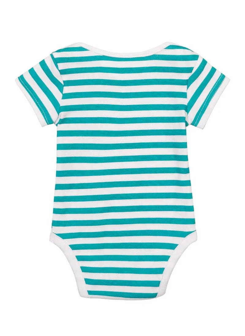 MINOTI 3-Pack Baby Bodysuits with Short Sleeves and Print