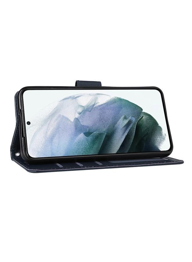 اس-توب جراب لهاتف Samsung Galaxy S22 5G، جراب جلدي متعدد الوظائف بثلاث فتحات للبطاقات - Image 5