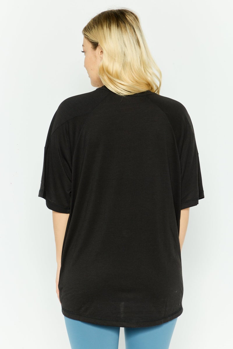 PUMA Women Sportswear Fit Short Sleeve Training Top, Black - Image 2