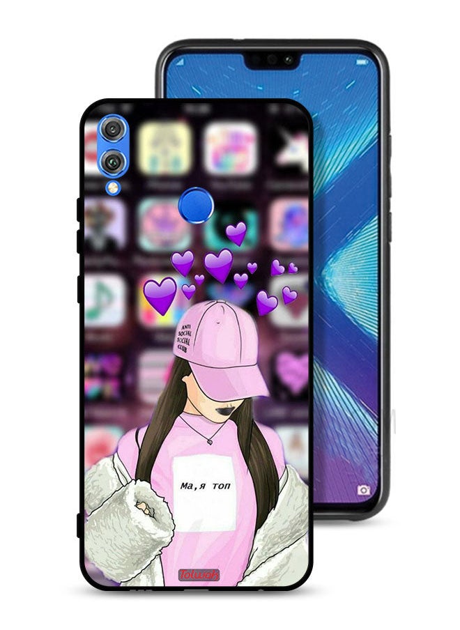 Tolwak Honor 8X Protective Case Cover Anti Social Club  - Image 1