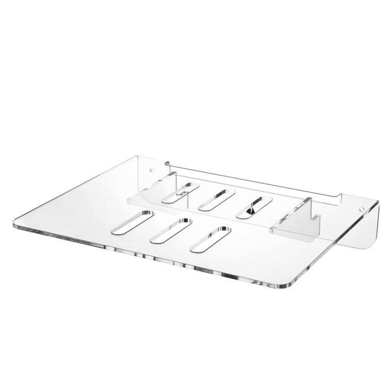 TXEsign Wall Shelf WiFi Router Shelf 122X104 Inches Universal Acrylic Floating Shelf Wall Mount Holder for WiFi Router 122X104 Inch