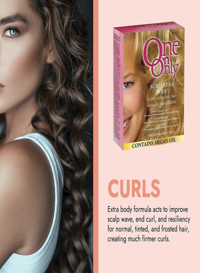 One N Only One 'N Only Acid Extra Body Hair Perm - At Home Perm Kit with Argan Oil for Bouncy Curls - Provides Firmer & More Manageable Curls for Normal, Tinted, and Frosted Hair (1 Kit) - Image 5