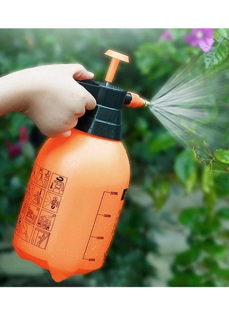Generic 1 Pc Garden Pump Pressure Sprayer,Lawn Sprinkler,Water Mister,Spray Bottle for Herbicides, Pesticides, Fertilizers, Plants Flowers 2 Liter Capacity - Image 1