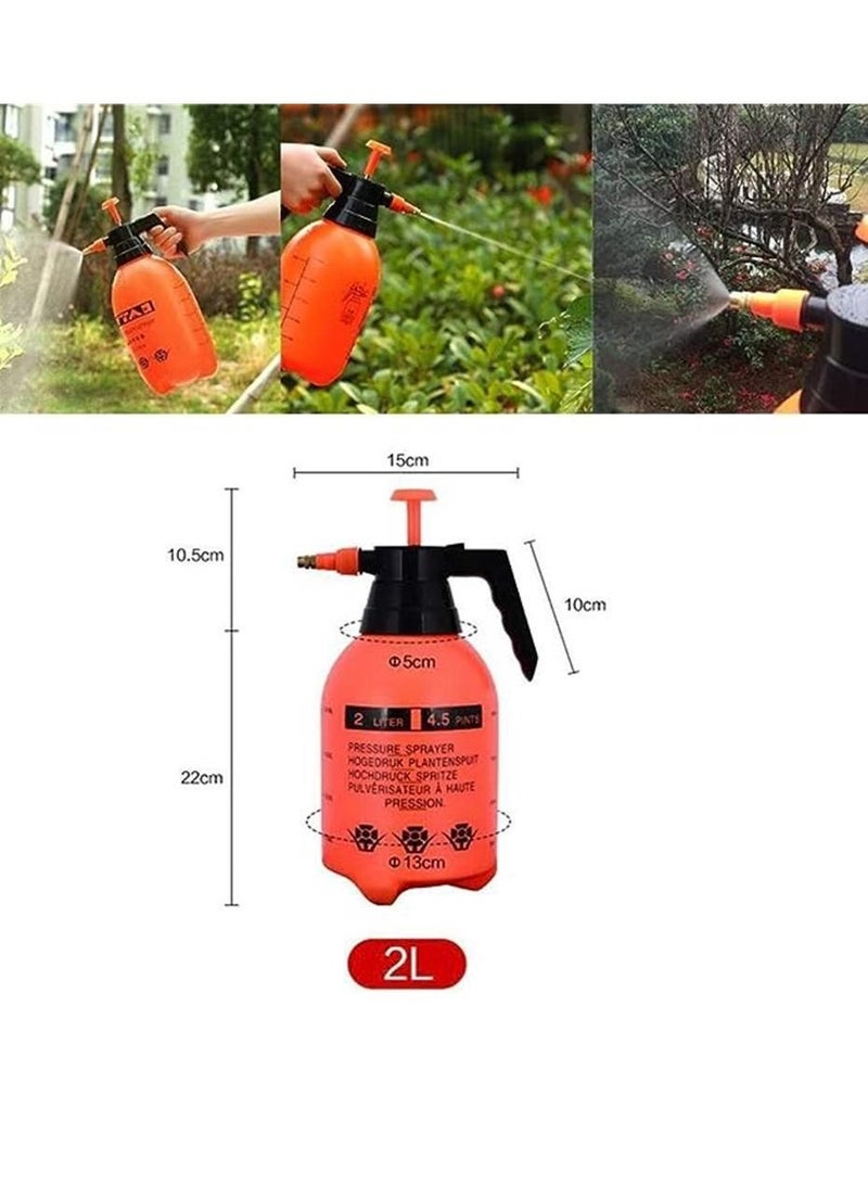 Generic 1 Pc Garden Pump Pressure Sprayer,Lawn Sprinkler,Water Mister,Spray Bottle for Herbicides, Pesticides, Fertilizers, Plants Flowers 2 Liter Capacity - Image 2