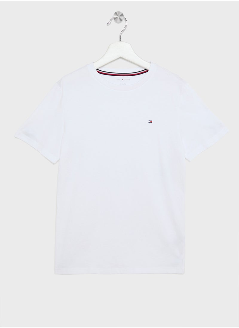 TOMMY HILFIGER - Kids 2 Pack Short Sleeve T-Shirt - Image 1