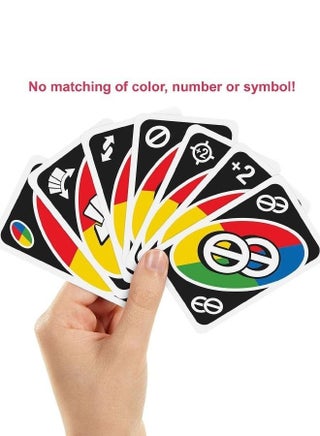 UNO All Wild Family Card Game, Family Night Game Where All Cards Are Wild for 2-10 Players, 7+Years Old - view 2