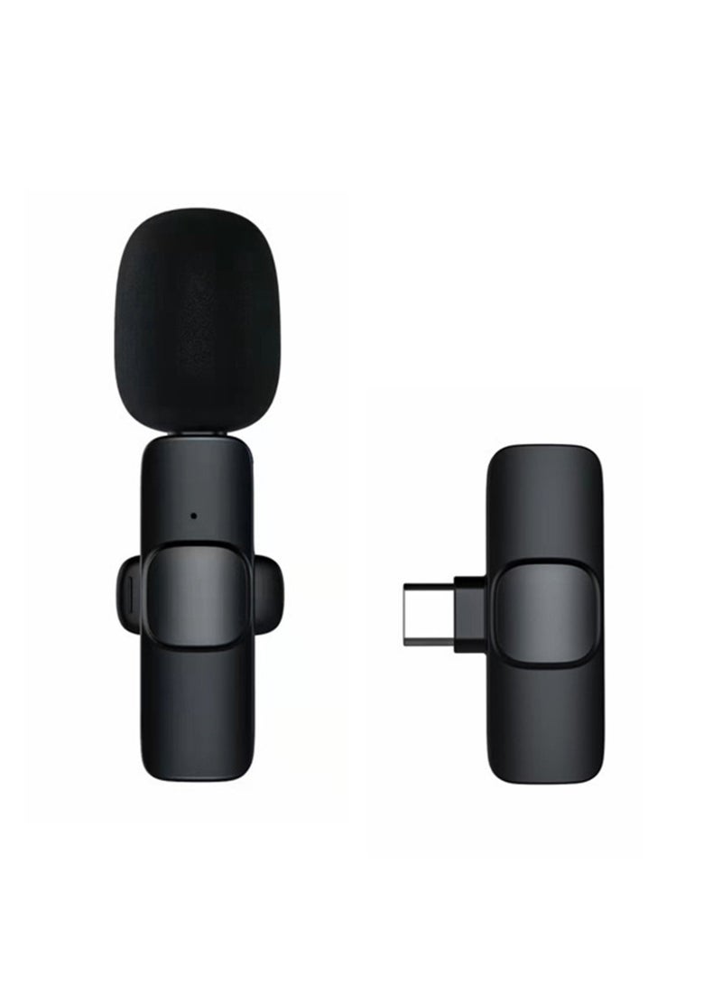 Wireless Lavalier Microphone Black - Image 1
