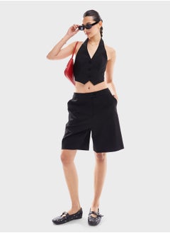 Miss Selfridge Halter Neck Backless Waistcoat  - Image 4