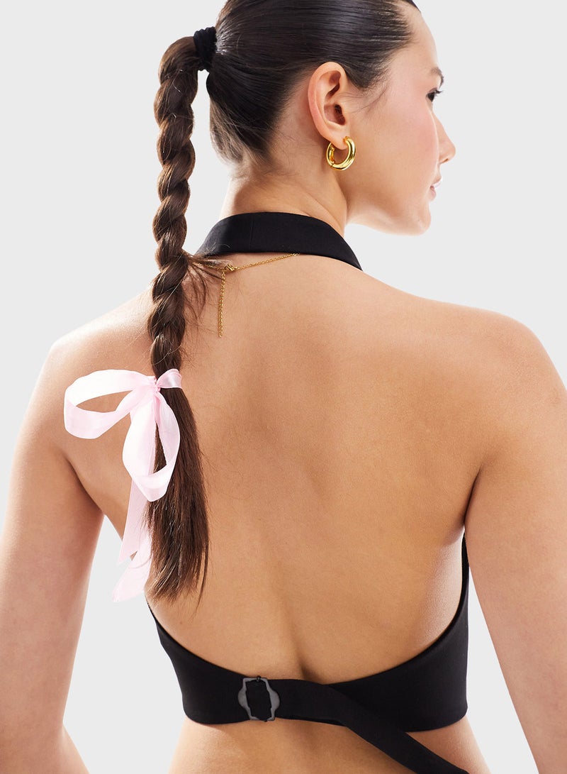 Miss Selfridge Halter Neck Backless Waistcoat  - Image 2