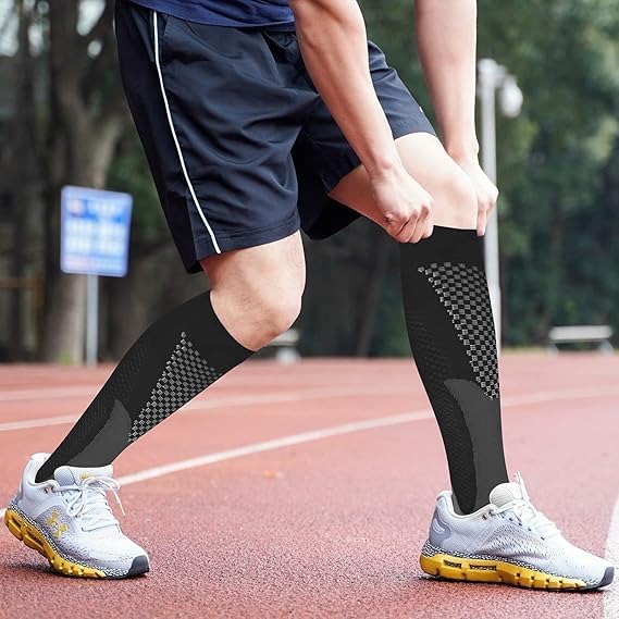 Cetaplast Athletic Compression Socks | High-Performance Graduated Compression for Enhanced Circulation, Muscle Support & Recovery | Ideal for Sports, Running, Cycling & Training | Black | 2XL - Image 3