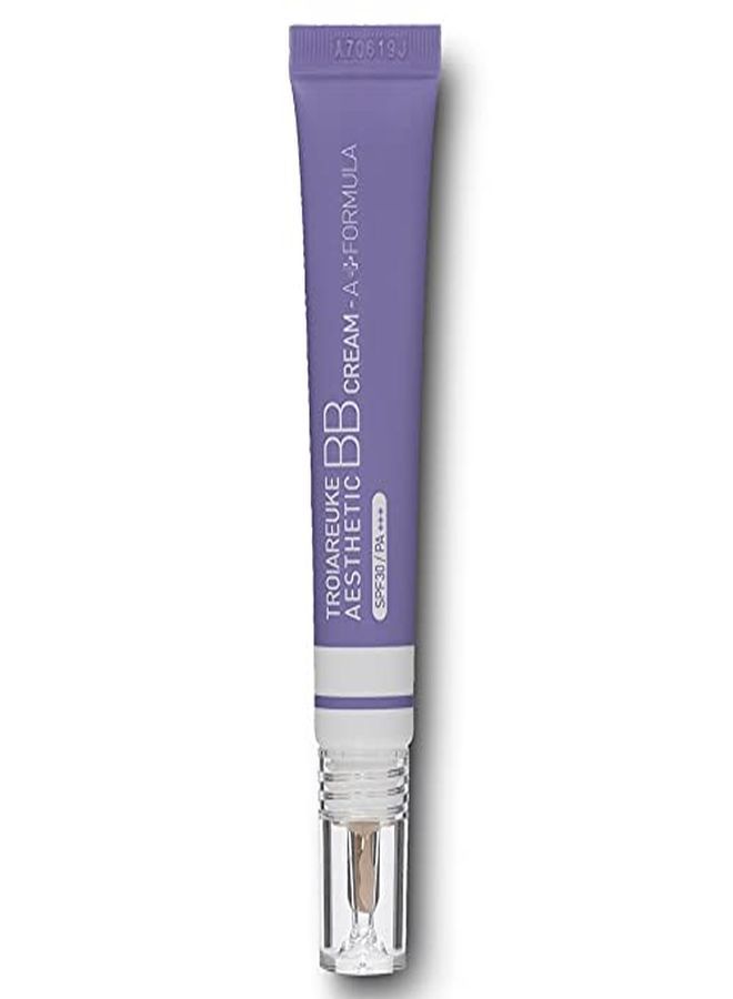 TROIAREUKE Aesthetic Bb Cream A+ Formula (21 Beige) Spf30 Pa+++, Lightweight Blemish Balm, Tinted Moisturizer With Medium Coverage, Lasting Foundation Makeup Base For Oily Skin | Korean Beauty Makeup  - Image 1