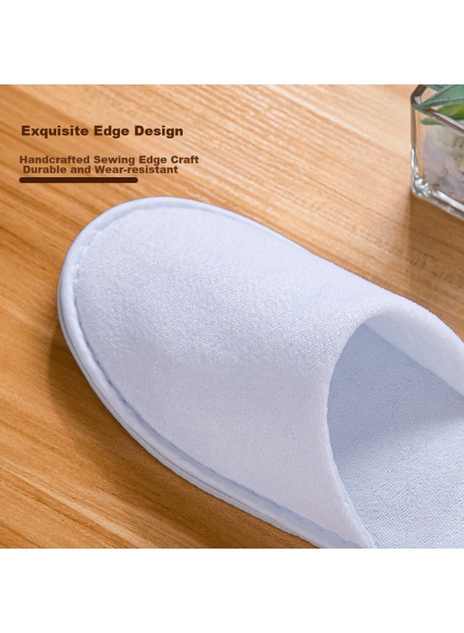 BWNK Bowonic Disposable Slippers, 5 Pairs, For Guests, Hotels, Beauty Salons, Non-slip, Thickened, Portable, For Travel, Suitable For Homestays - Image 5