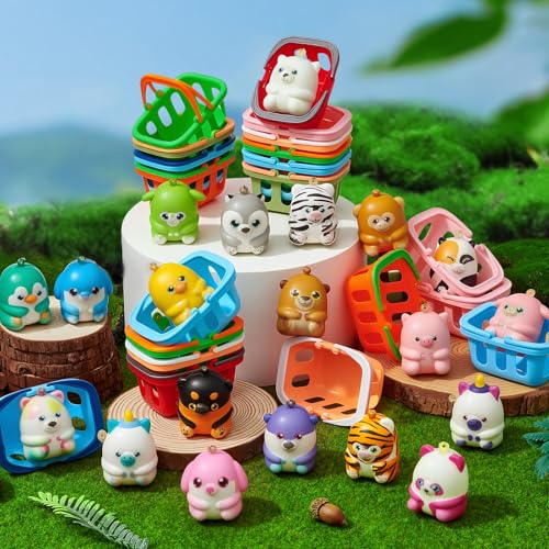 Golray 20 Packs Party Favors Slow Rising Stress Relief Squishy Toys for Kids Soft Squishy Animals for Birthday Goodie Bag Stuffers Pinata Fillers Classroom Prizes Treasure Box Carnival Prizes - Image 5