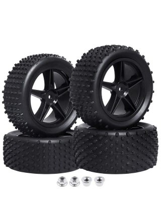 Front And Rear Tires & Wheels Set 12Mm Hex Hubs Foam Inserts For Redcat Hpi Exceed Rc 1/10 Off Road Buggy Tyre (4Pack) - pzsku/ZD074FF6C8B98BBCAB088Z/45/_/1680820018/691a8184-5892-4a55-802a-a96783bc7ca0