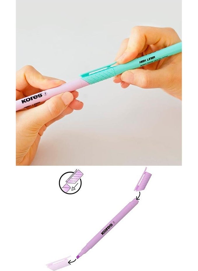 Kores Highlighter Pen Set of 6  - Image 3