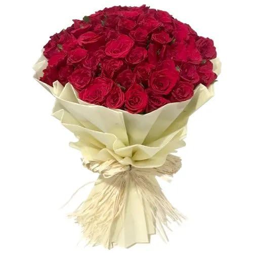 FLORANET ورود حمراء لعيد الميلاد هدية ذكرى زواج هدية تهنئة هدية عيد الأم توصيل في نفس اليوم - Image 1