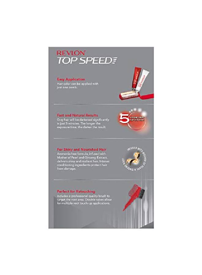 Revlon Top Speed Hair Color For Women 180G Natural Black 70 (Pack Of 1) - Image 4