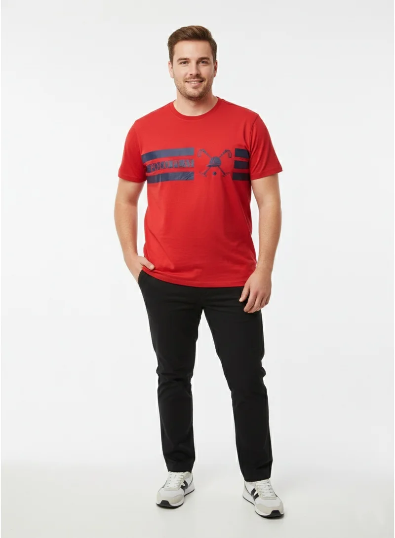 Polo Play Mens Graphic T-shirt -RED