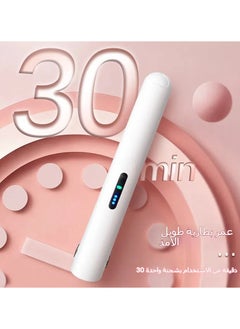 General Mini Wireless Charging Portable Usb Splint Bang Roll Straight Dual-purpose Dormitory Available Small Hair Straightener  - Image 3