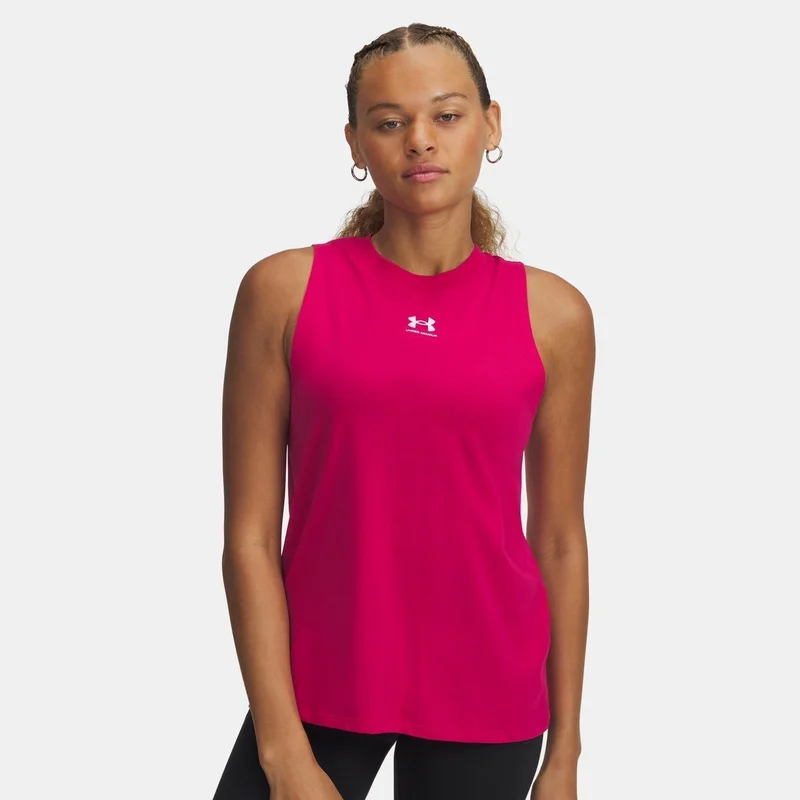 UNDER ARMOUR Women's Rival Muscle Tank Top