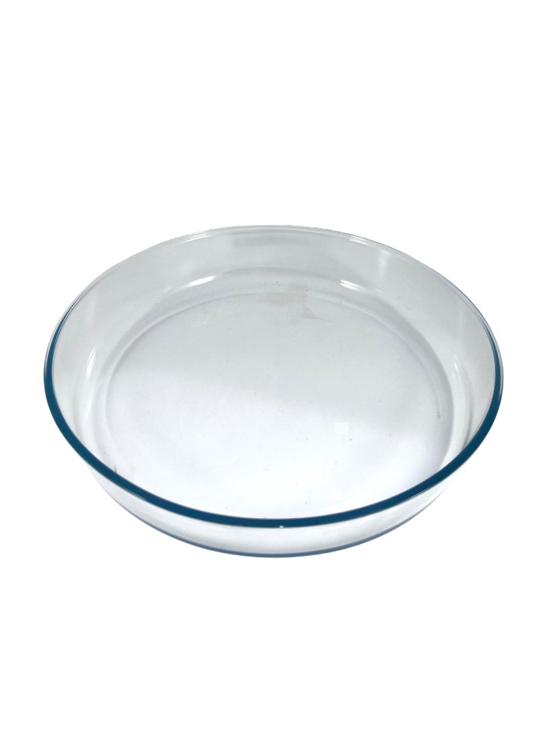 Homemaker Round Glass Baking Dish, 3 Lt Capacity, 32 Cm Diameter, 5.7 Cm Height  - Image 1