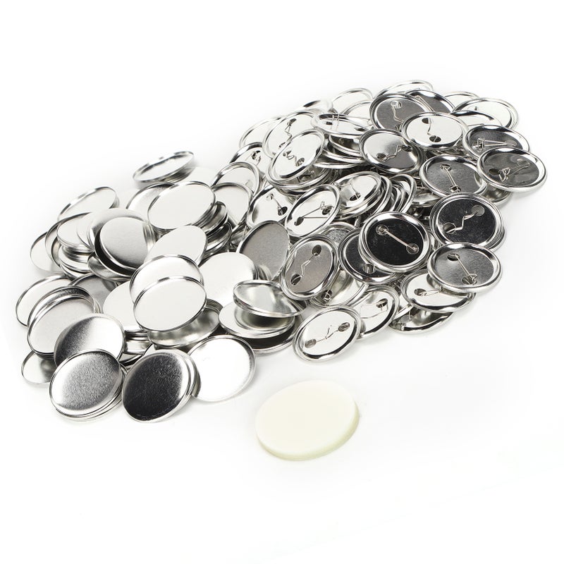 Blank Pin Button: 2.25 Inch Smooth Surface - Lightweight Rustproof Durable Blank Badge Button for Diy Craft Supplies, Birthday Holiday Gift Making - Image 5