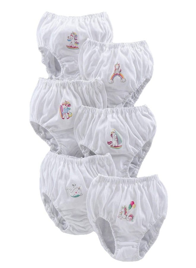 SMILE BABY Unisex Cotton Panties Baby Boys and Girls Brief Panty Innerwear Combo Shorts Underwear Briefs,Multicolor Kids Pack for Kids| Unisex, 100% Pure & Soft Organic Comfortable (Pack of 6)