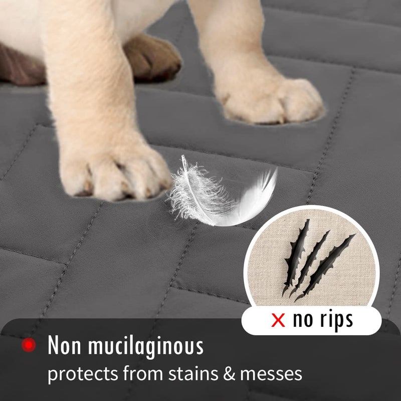 fuguitex Waterproof Dog Bed Cover Couch Cover for Pet Anti-Slip Cat Mat Pet Pad Blanket for Sofa Chair Recliner Bed Furniture Protrctor - Image 4