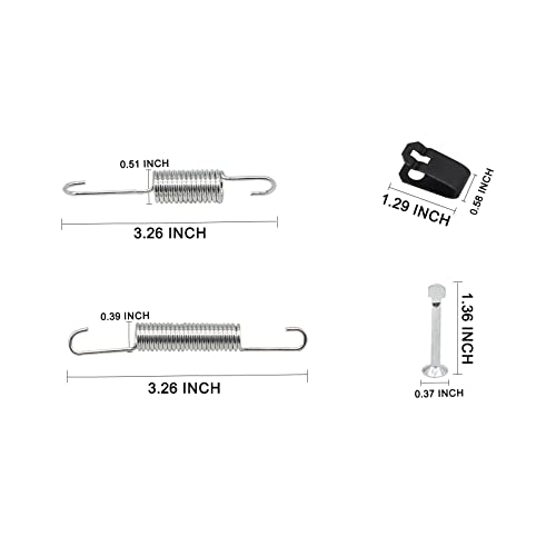 Panglong Club Car Brake Shoes Spring Kit, Fits DS Precedent Gas Electric Golf Carts,1018163-01 1011466,1980-UP - Image 4