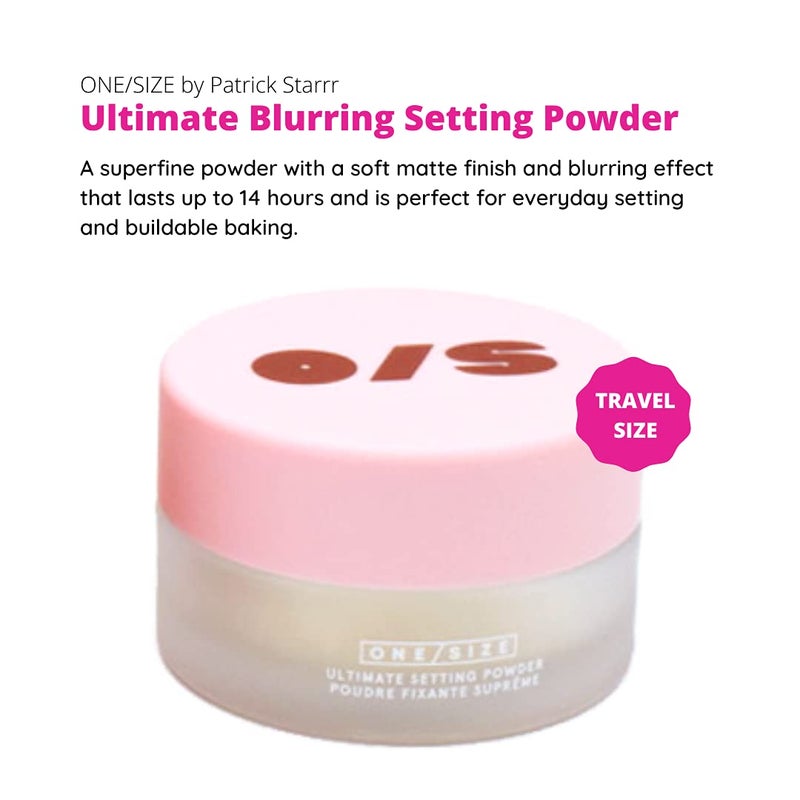 One size One Size by Patrick Starrr Ultimate Blurring Setting Powder Travel Size Mini - Universal Translucent for Fair to Medium Dark Skin - Superfine Face Loose Powder Makeup, Matte Finish - Image 2