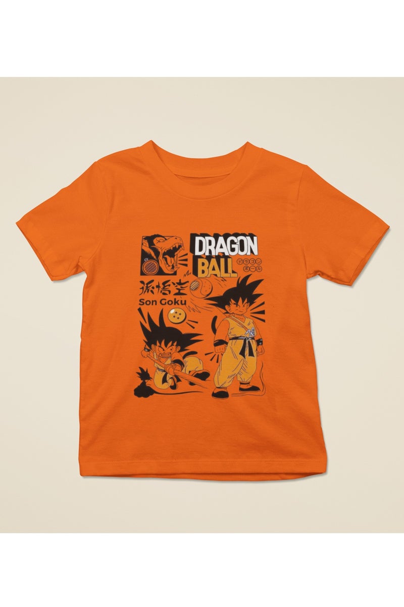 ZOOM Dragon Ball Characters Collage Kids T-Shirt