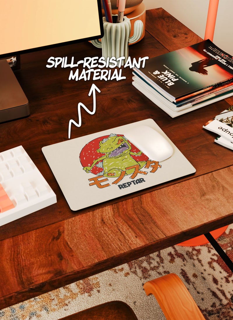 LOUD UNIVERSE Rectangular Desk Mouse Pad Japanese Godzilla Reptar Style Rugrats Non-Slip Rubber Base Mouse Pad - Image 5