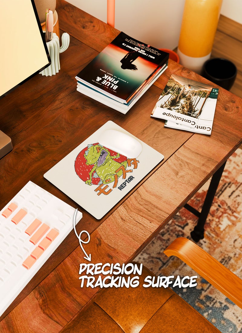 LOUD UNIVERSE Rectangular Desk Mouse Pad Japanese Godzilla Reptar Style Rugrats Non-Slip Rubber Base Mouse Pad - Image 4