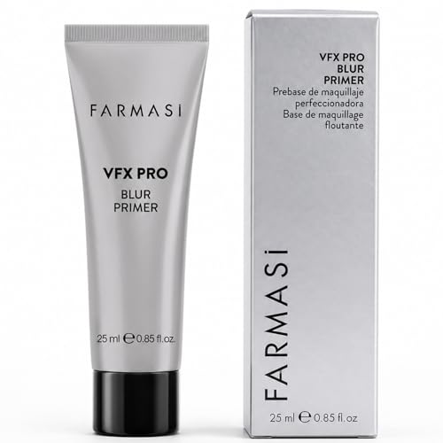 FARMASi VFX Pro Blur Makeup Primer Smoothing Face Base with SoftFocus Finish OilFree Matte and Velvety Feel Helps Minimize the Look of Pores and Fine Lines Vitamin E 085 fl oz Blur - Image 1