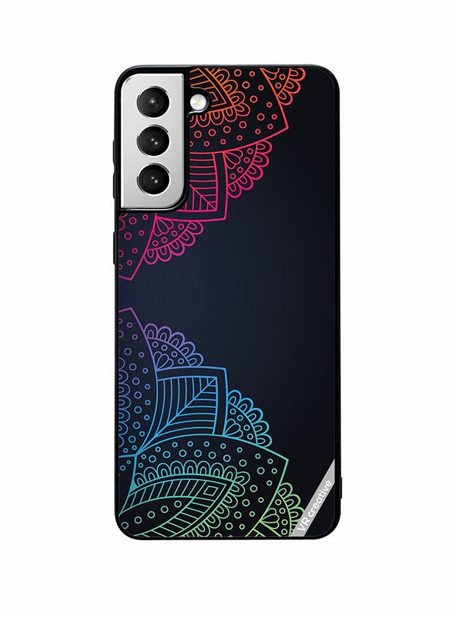 VR CREATIVE Protective Case Cover For Samsung Galaxy S22 Plus 5G Mandala Design Multicolour - Image 1