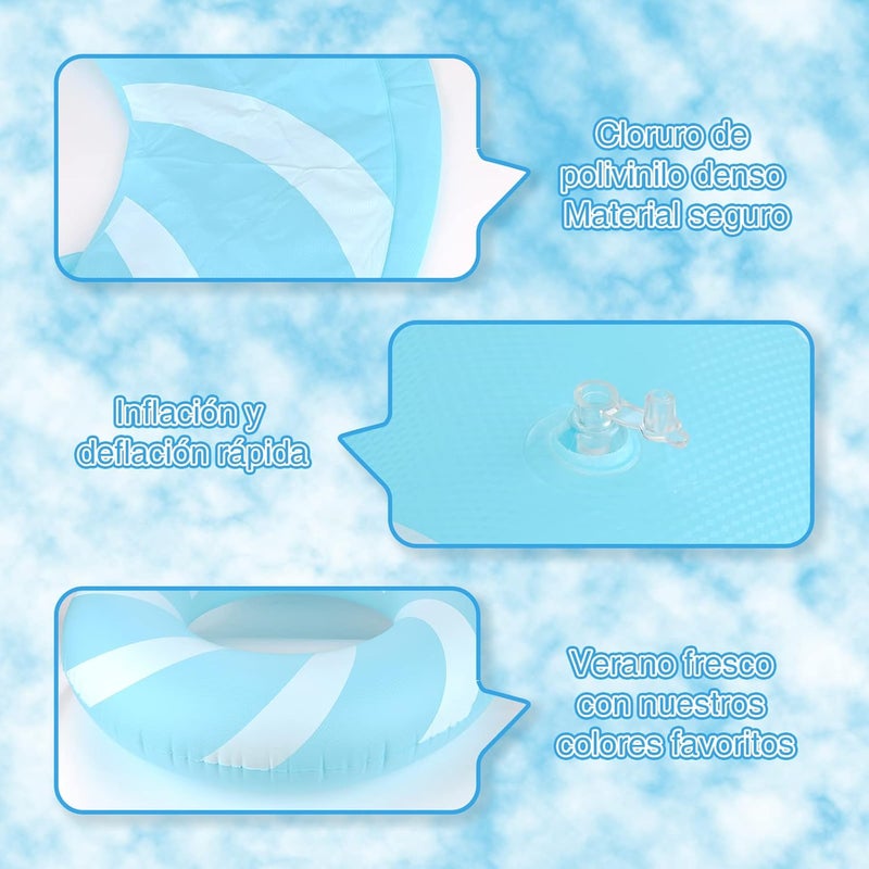 Bestrip Pool Floats Adult Size for Kids Age 8-12 Adults Inflatable Floats Swimming Ring Toys Beach Pool Party Lake Use - Image 5
