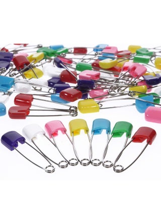 Diaper Pins, 50 Pieces of Colorful Pins Hanging Children's Plastic Buckle Pins with Safety Locking Closure Baby's Diaper Hooks Quick Drying Hanging Pins (5.4 cm) - pzsku/ZD0761F64BB8D90C4FBCDZ/45/_/1661941618/8fa45c71-7d18-4fd2-8a02-1cfac08f95bc