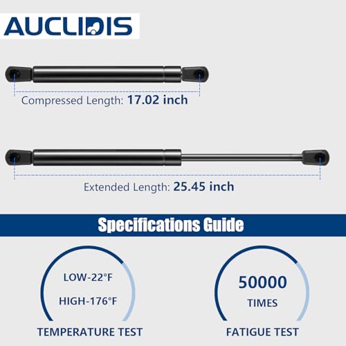 AUCLIDIS Front Hood Strut Lift Support Compatible with Toyota Tundra 2014-2022, Bonnet Shock Strut Replace OE# 53440-0C030, Set of 2 by AUCLIDIS - Image 5