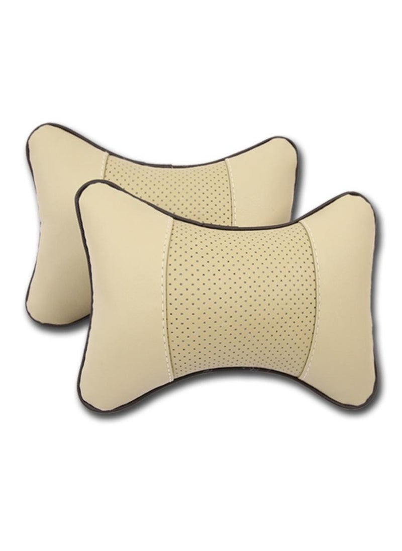 KUYING New Pair of Car Headrest Neck Protection Pillows 