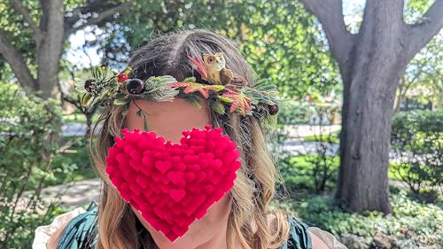 Vivivalue Vine Flower Crown Flower Garland Headband Hair Wreath Floral Headpiece Halo Pinecone Boho with Ribbon Wedding Party Festival Photos - Image 5