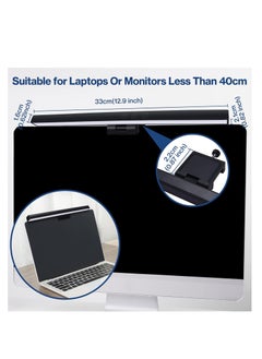 Kiboule USB Powered Computer Monitor Laptop Lamp for Office/Home/Gaming/Desk with Adjustable Brightness/Color 33cm  - Image 3