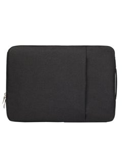 Generic Laptop Sleeve Bag Compatible With MacBook Air 13 inch A2337/M1/A2179/A1932) 2018-2022/Pro 13 M2/M1 (A2338/A2251/A2289/A2159/A1989/A1706/A1708) Polyester Vertical Case With Pocket (Black)  - Image 1