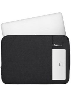 Generic Laptop Sleeve Bag Compatible With MacBook Air 13 inch A2337/M1/A2179/A1932) 2018-2022/Pro 13 M2/M1 (A2338/A2251/A2289/A2159/A1989/A1706/A1708) Polyester Vertical Case With Pocket (Black)  - Image 2