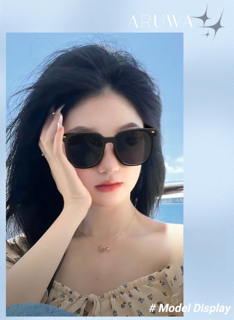 ARUWA 2 Pcs Anti Eyestrain Eyewear, UV & Anti Glare for Outdoor Anti Eyestrain Eyewear for Women Men (Black/Coffe) - Image 4