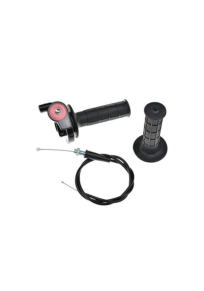 LAXEEM 78 22mm Twist Throttle Grips Cable For CRF KLX TTR 110 125 150 200 250 cc Dirt Pit Bike - Image 1